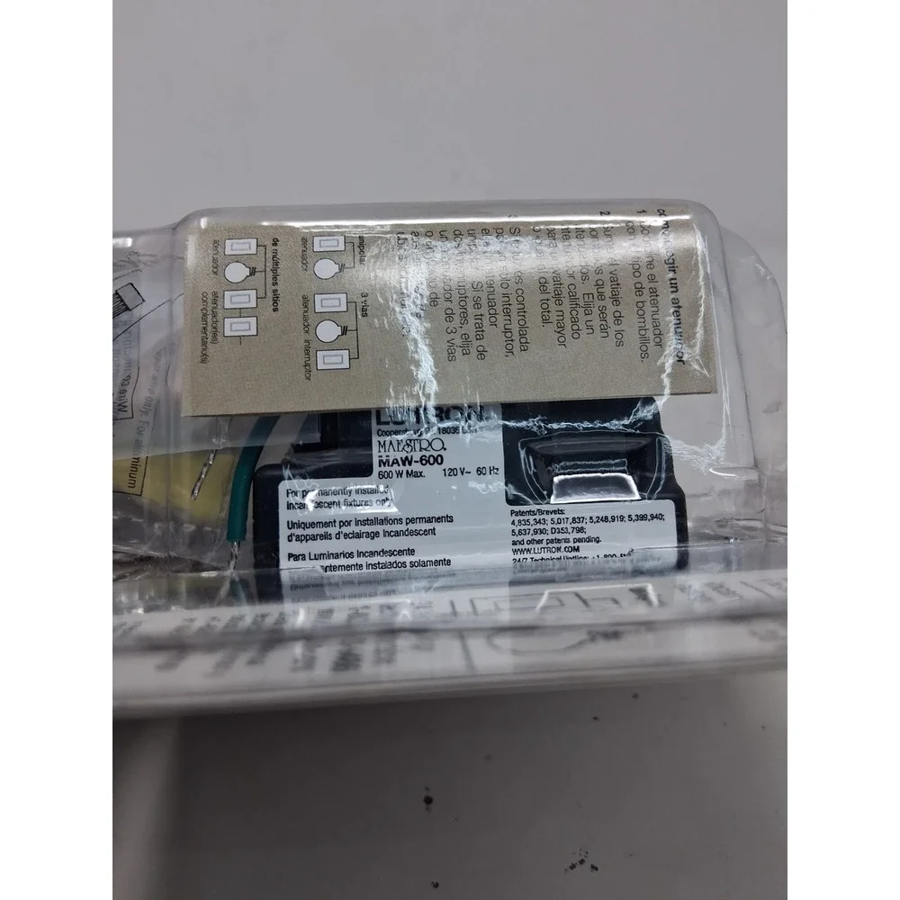 Lutron maw600hwh maestro